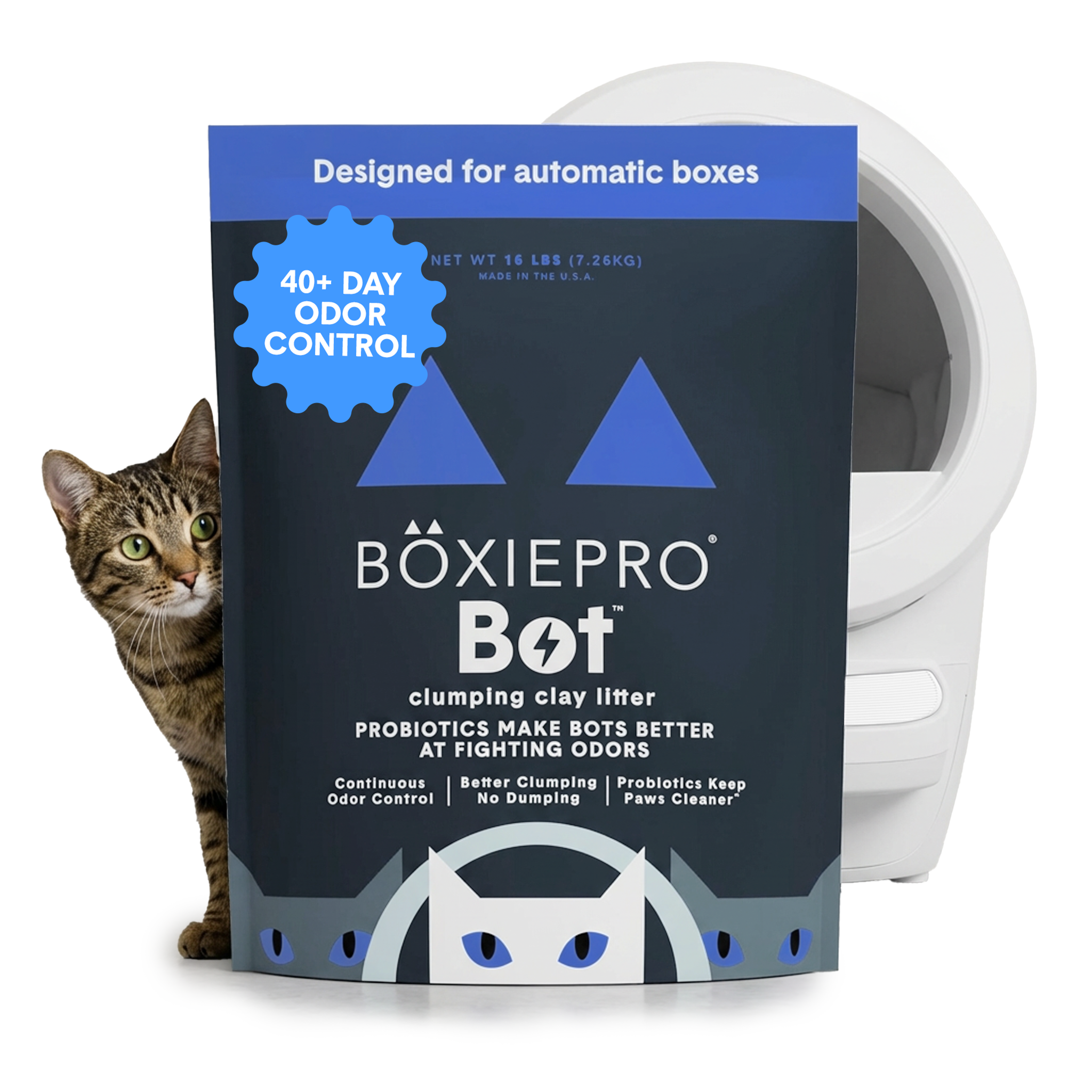 BoxiePro Bot Cat Litter