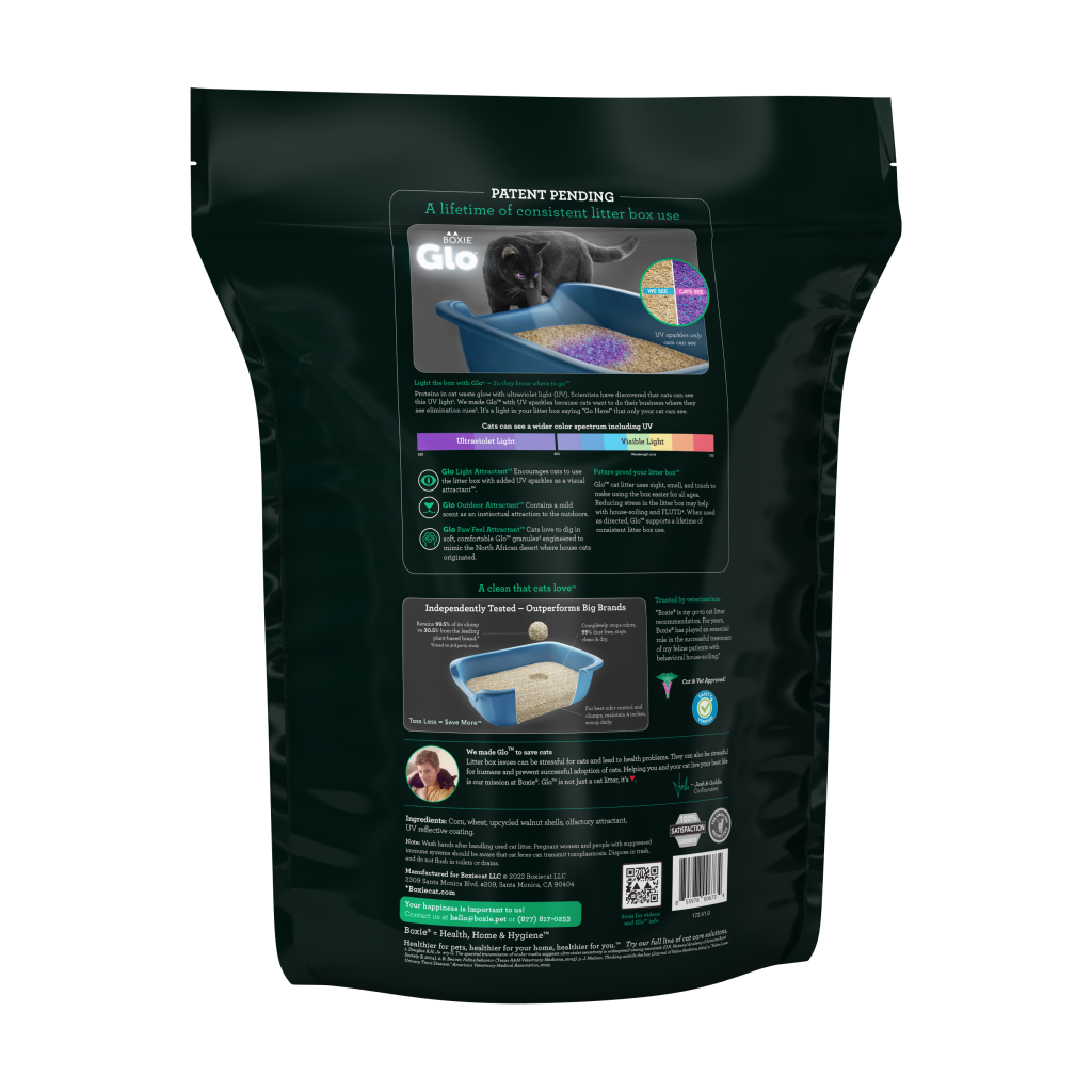 Glo™ UV Stress-Relief Clumping Corn Litter