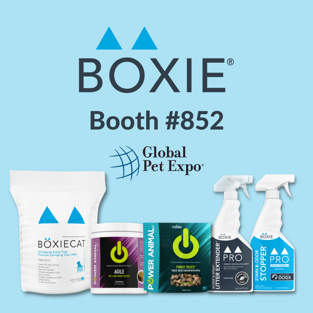 BOXIE is pleased to announce its attendance at Global Pet Expo 2022 - Booth #852 Natural Pet