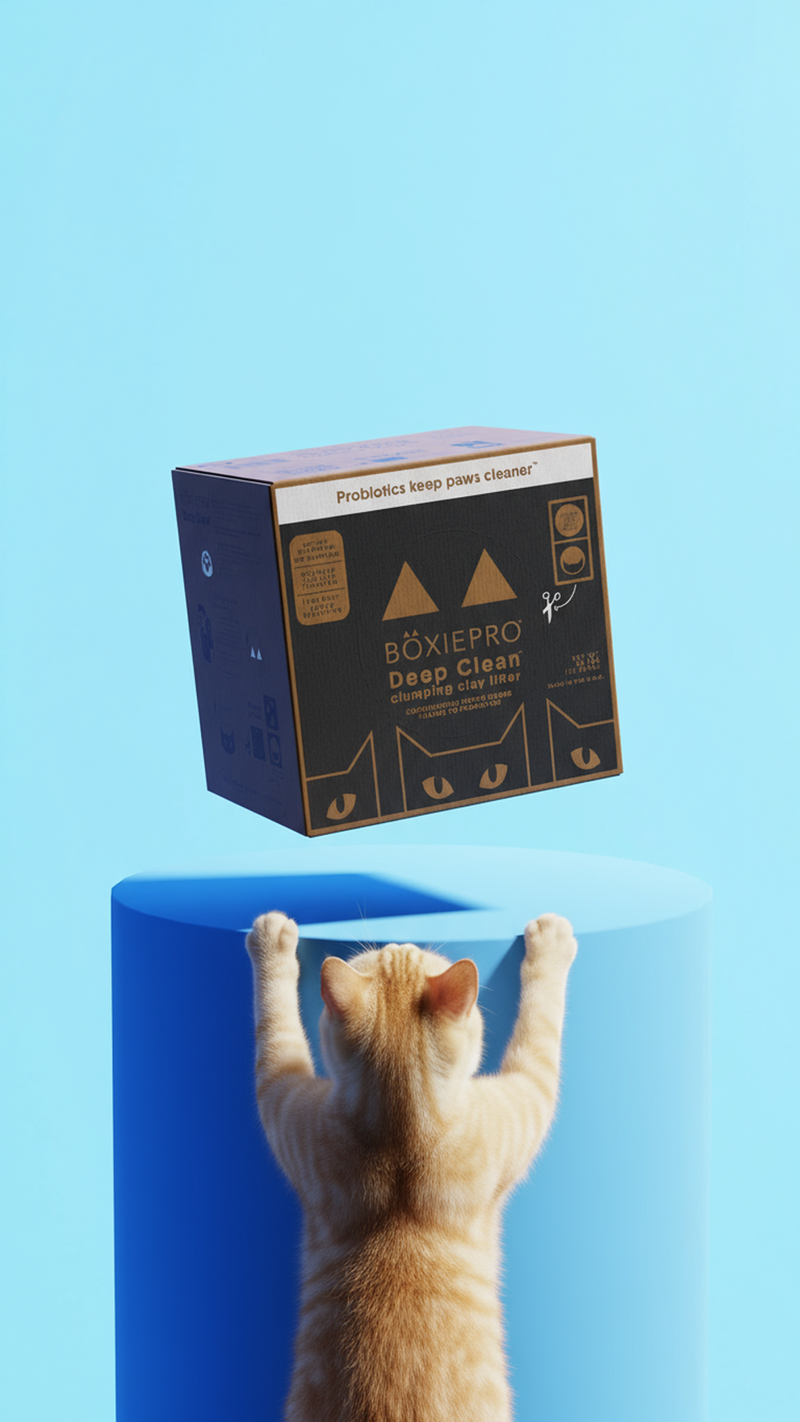 BoxiePro 35lb box on blue