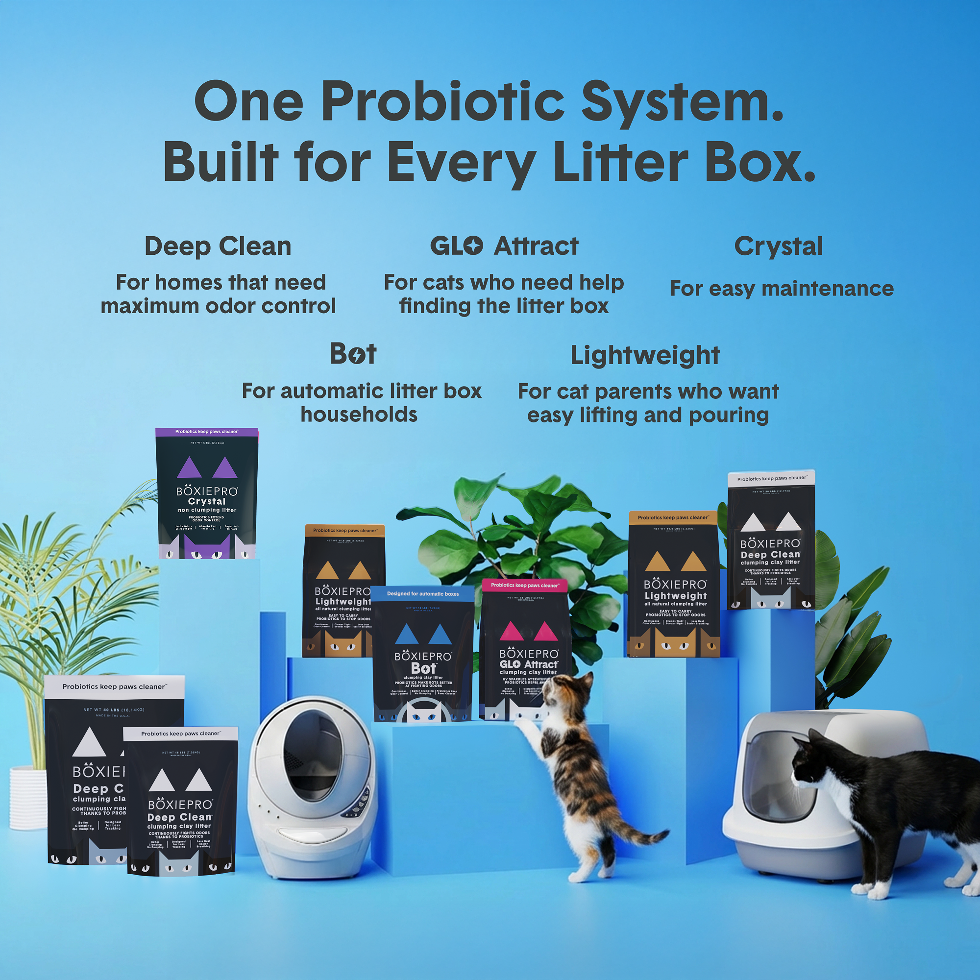 BoxiePro® Crystal Non-Clumping Cat Litter