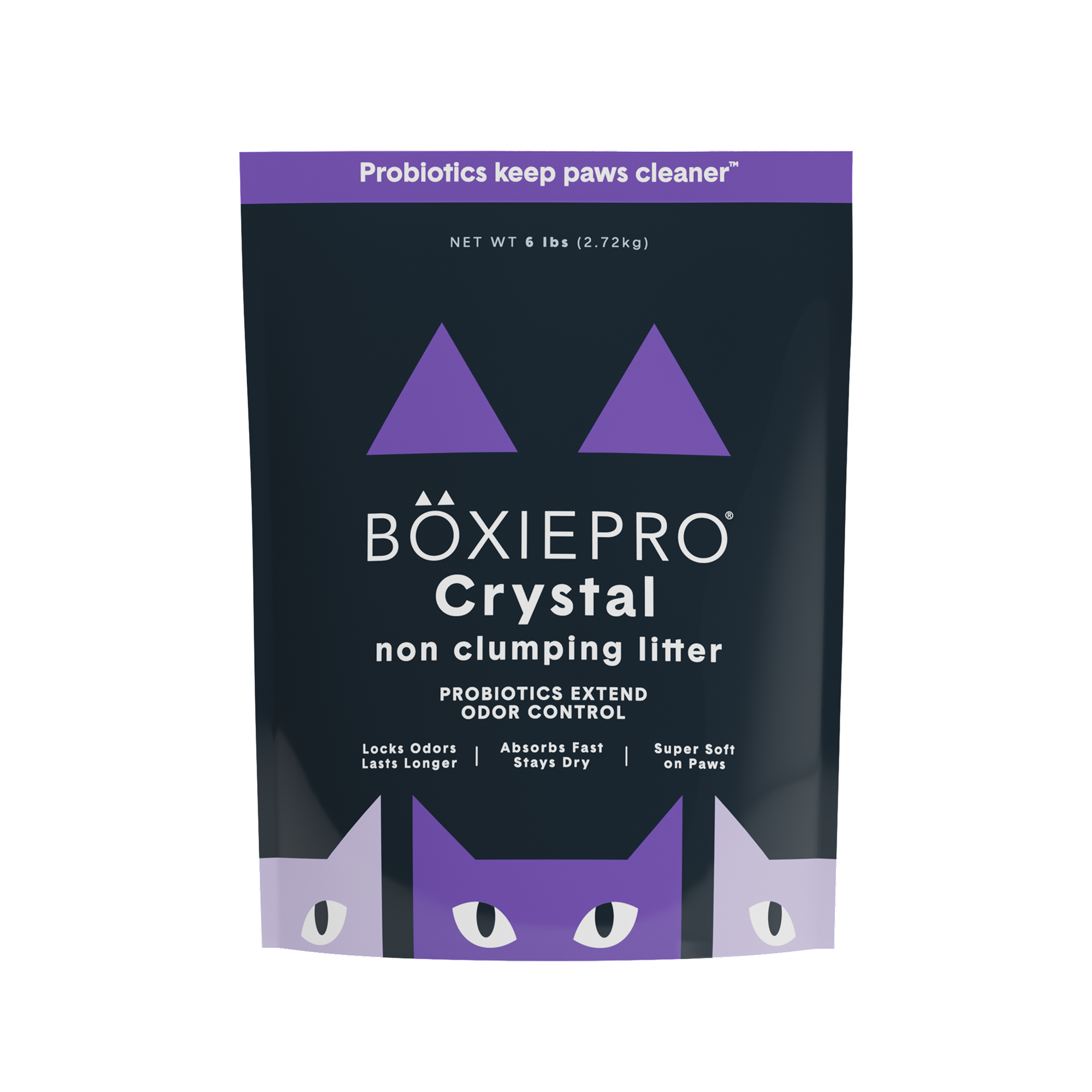 BoxiePro® Crystal Non-Clumping Cat Litter