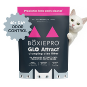 BoxiePro® Glo Attract™ Clumping Clay Cat Litter