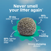 Gently Scented Lightweight Plant-Based Cat Litter