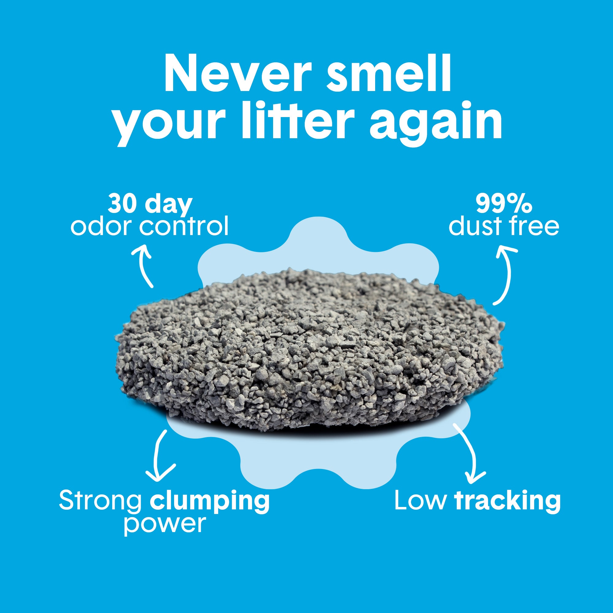 Unscented Natural Clumping Clay Litter