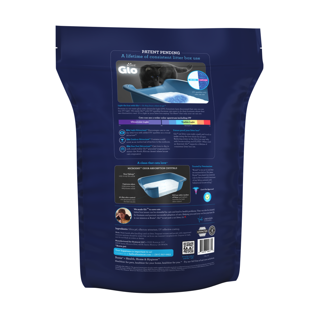 Glo™ UV Stress-Relief Non-Clumping Crystal Litter