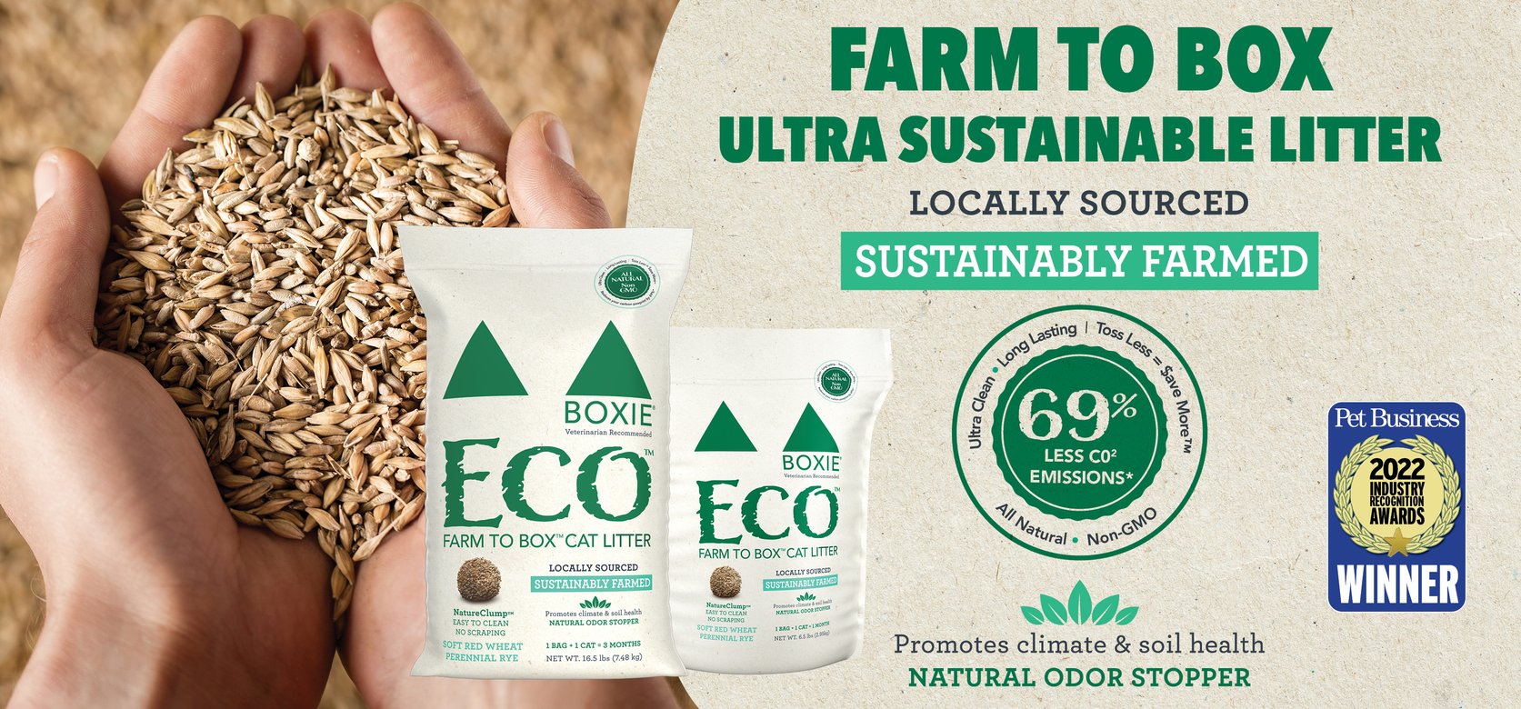 Boxie Eco Ultra Sustainable Cat Litter
